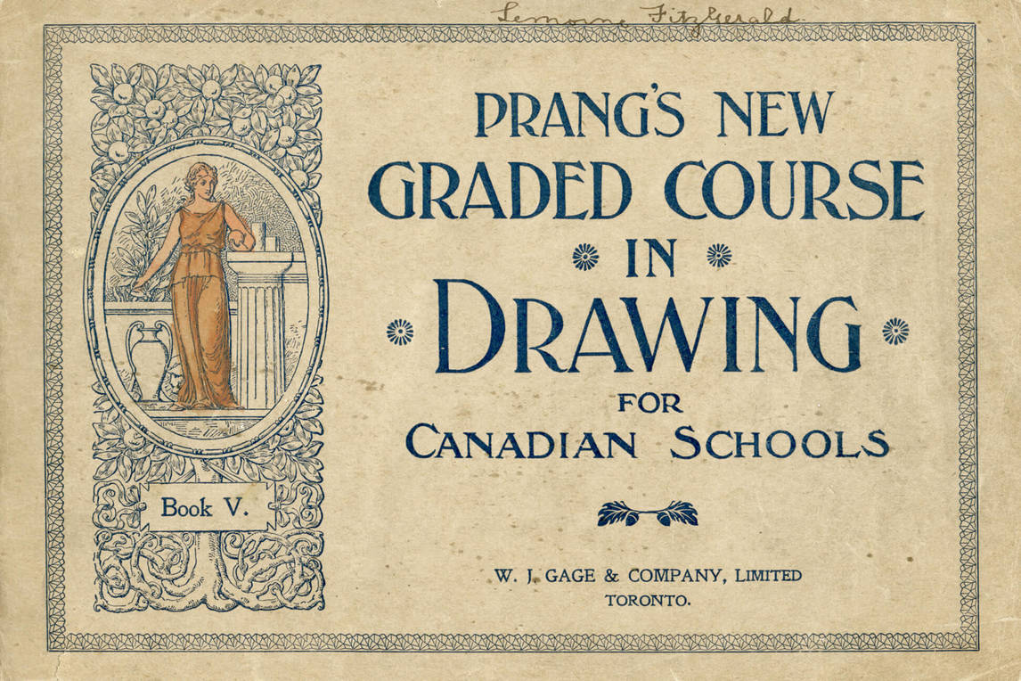 Art Canada Institute, Lionel LeMoine Fitzgerald, Prang’s New Graded Course in Drawing for Canadian Schools, Livre V, Toronto, W.J. Gage and Company, Ltd., 1901