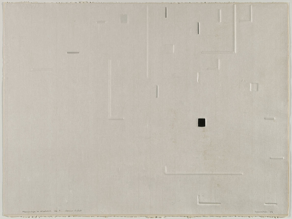 Art Canada Institute, Yves Gaucher, In Homage to Webern No. 3 (En hommage à Webern no. 3), 1963