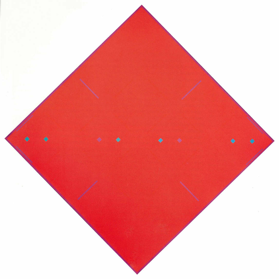 Art Canada Institute, Yves Gaucher, Square Dance, Red Modulations, 1965
