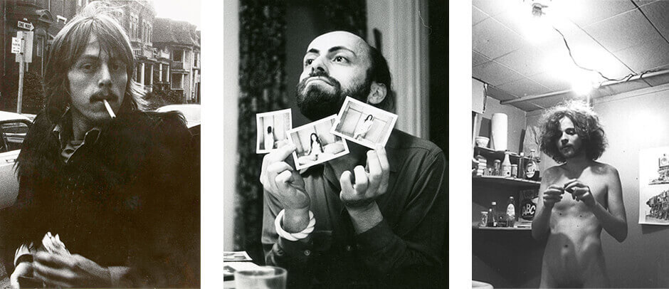 Art Canada Institute, Felix Partz wearing a monkey-fur coat, Toronto, c. 1970. Photograph of Jorge Zontal, c. 1972. AA Bronson, 1969