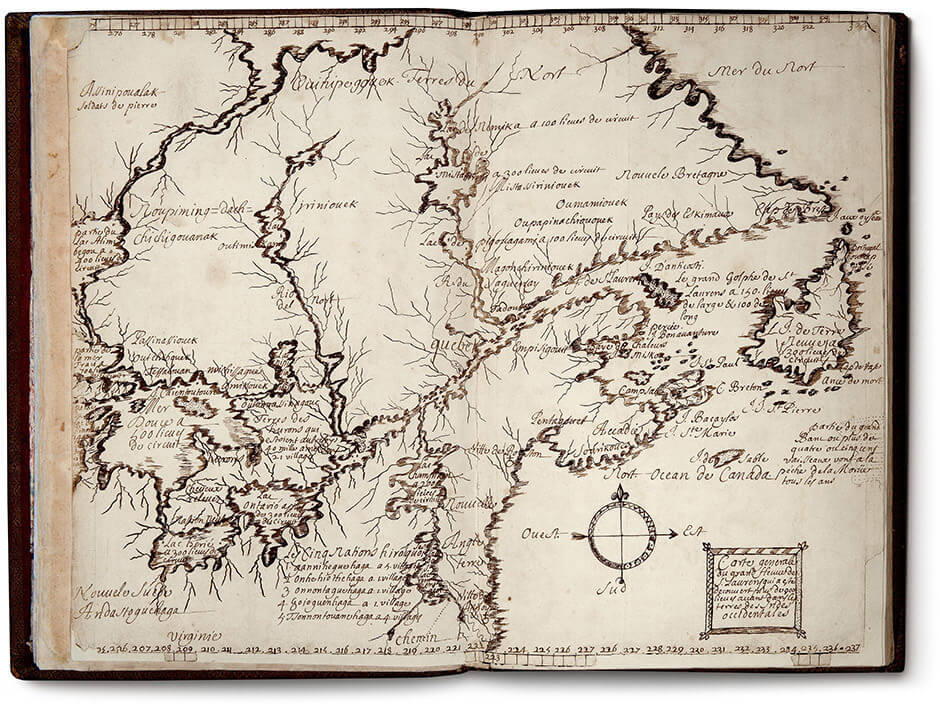 Art Canada Institute, Louis Nicolas, Map, Codex Canadensis