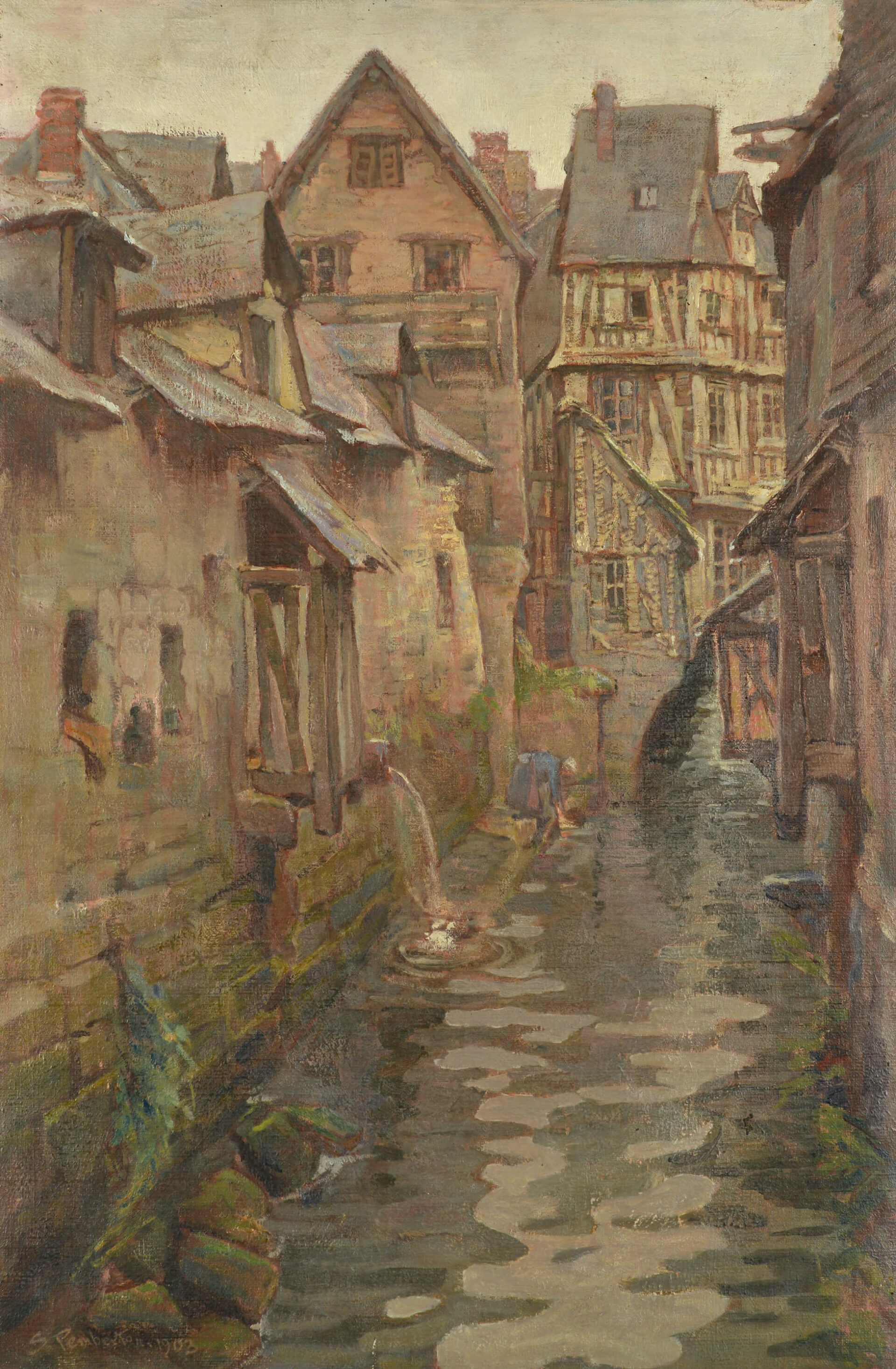 Sophie Pemberton, Caudebec-en-Caux, 1903 | L'Institut de l'art canadien