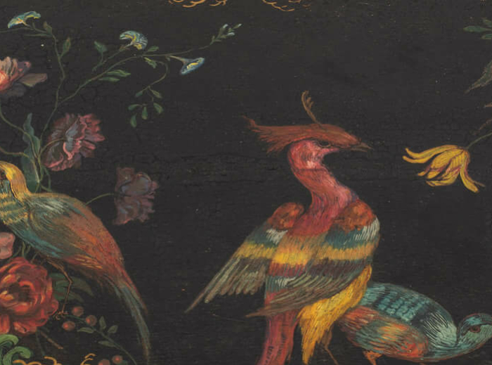 Sophie Pemberton, Plateau de service avec décorations peintes à la main par l’artiste, 1921