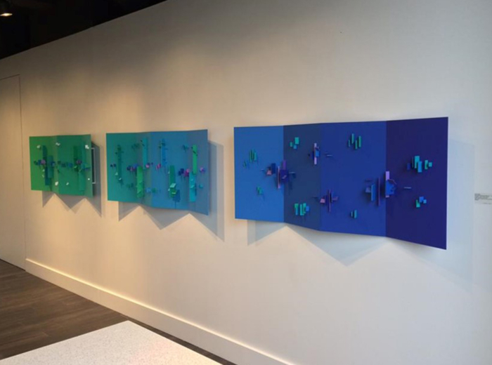 Quadriplane Structurist Relief Nos. 1–3 (River-Screen Series)