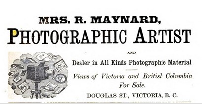 Advertisement for Maynard's photography services.