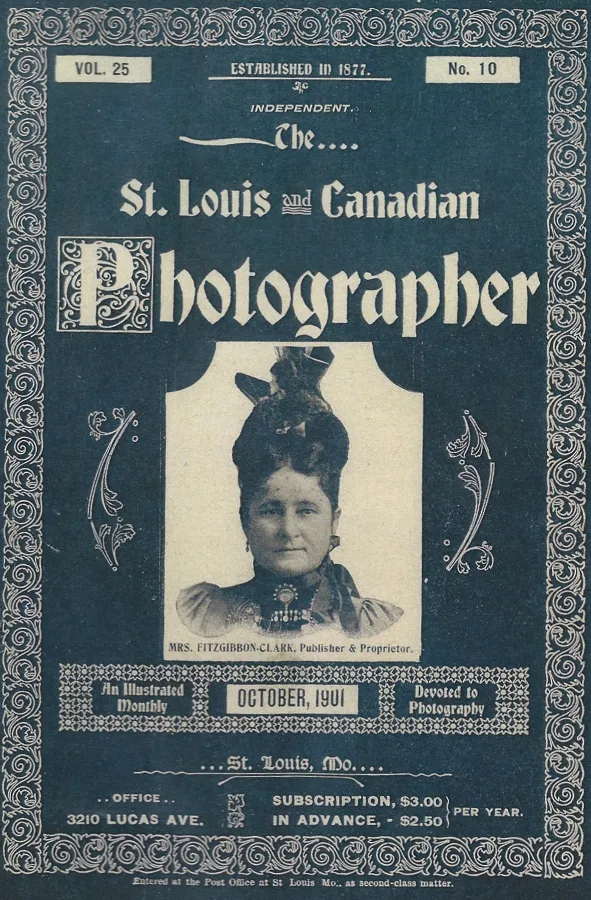 Cover of The St. Louis and Canadian Photographer, October 1901 issue.