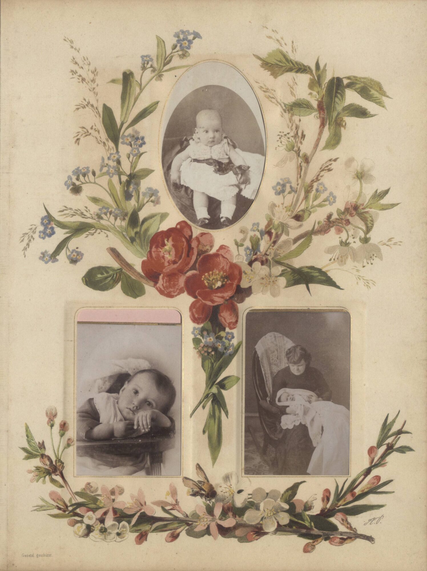 A cover of the Maynard family photo album.