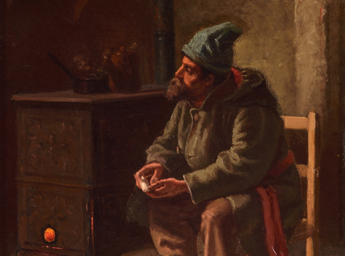 William Raphael, Habitant (or Preparing to Smoke), c.1872–1910