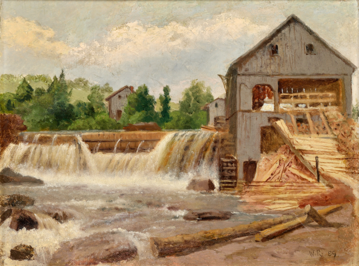 William Raphael, Sawmill and Hydraulic Dam, 1889
