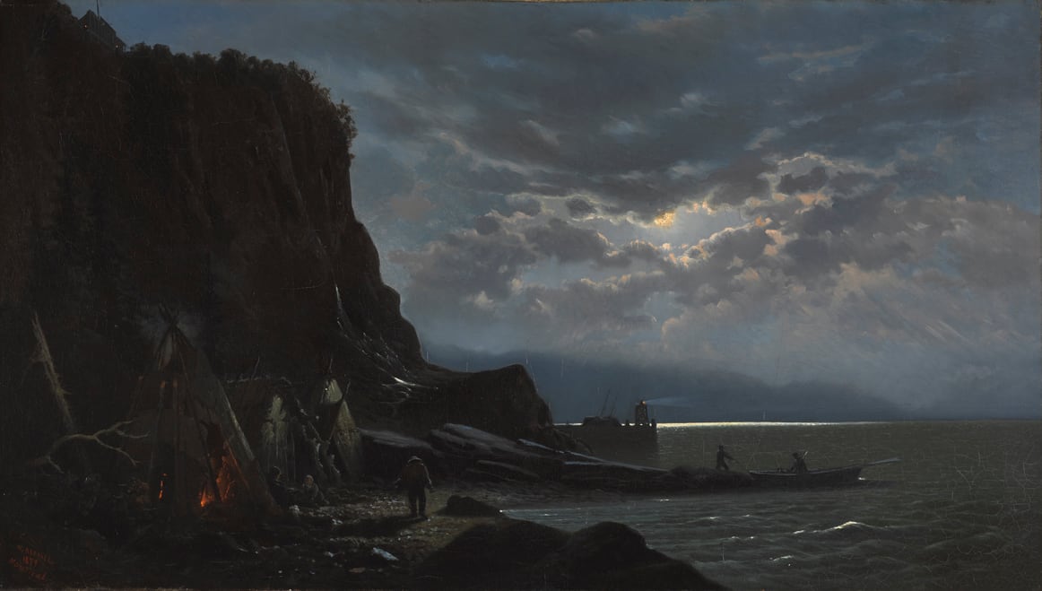 Indian Encampment on the Lower St. Lawrence, 1879