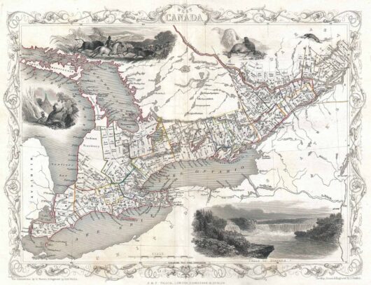 A map of Western Canada.