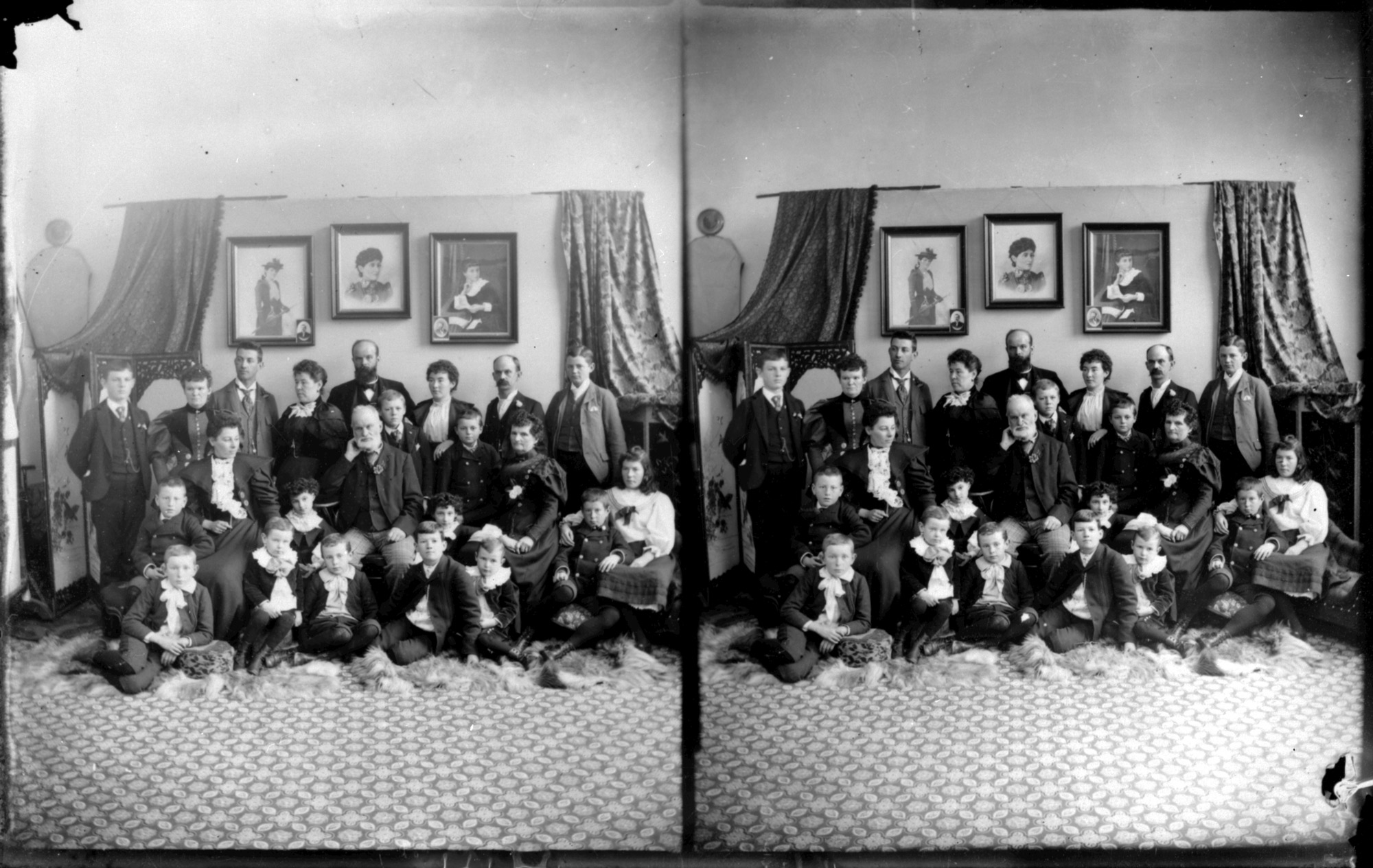 Photograph of the Maynard family.