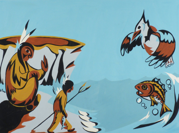 La légende du martin-pêcheur | Wabanaki Moderne